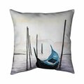 Fondo 26 x 26 in. Gondola In Venice-Double Sided Print Indoor Pillow FO2782799